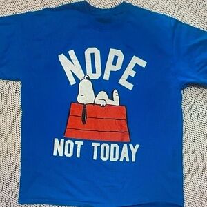Peanuts Blue Snoopy Graphic Kids T-Shirt